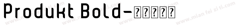 Produkt Bold字体转换